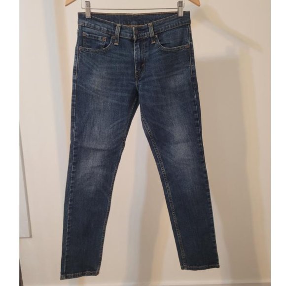 511 Levi's Slim Straight Fit Blue Jeans 29x32 - Picture 1 of 7